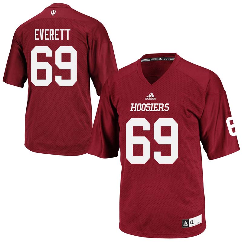 Men #69 Gavin Everett Indiana Hoosiers College Football Jerseys Sale ...